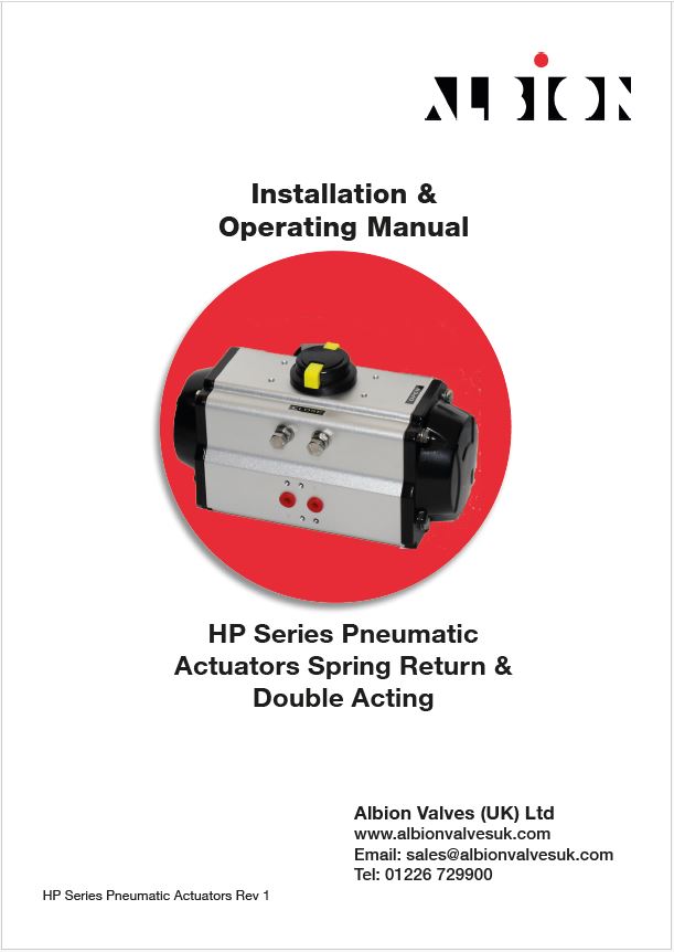 HP Series Pneumatic Actuator