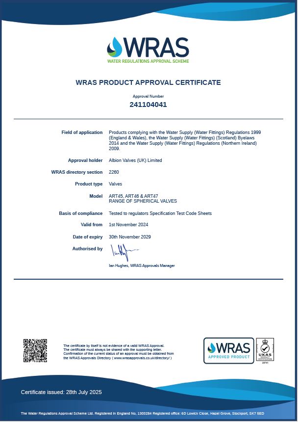 ART 45 / 46 / 47 WRAS